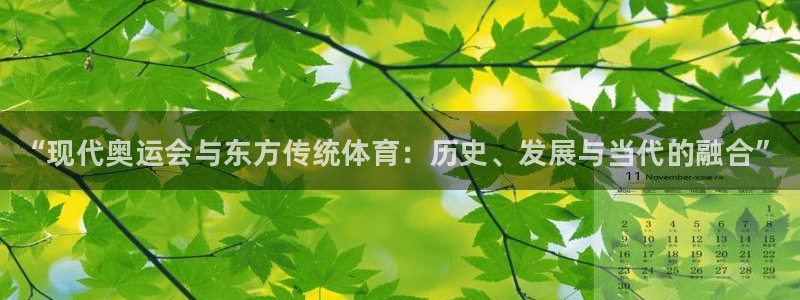 米兰体育官方正版app新能源：“现代奥运会与东方传统体育：历