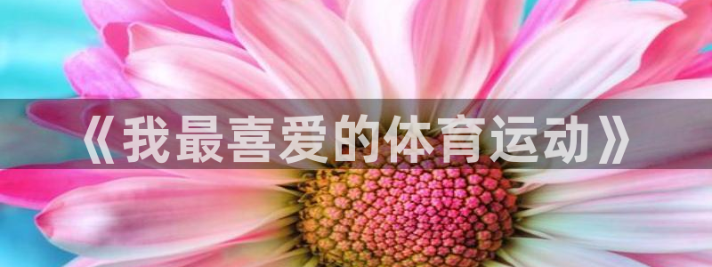 米兰体育最新下载：《我最喜爱的体育运动》